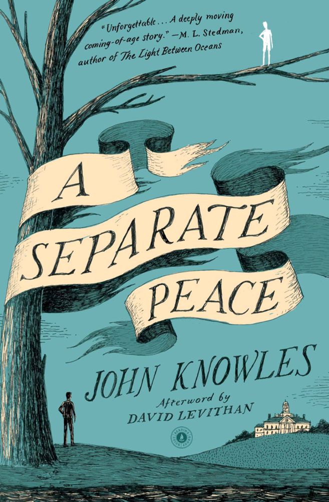 a photograph of the cover of john knowles's novel a separate peace