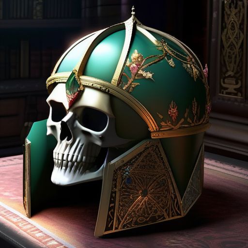 This lovely skull is one of my fav creations for RPG stuff. I love the ornate decorations on it, and its one of the best SDXL images I ever got.
