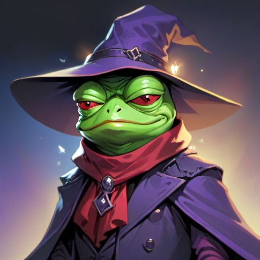 What happens when you cross a rare pepe with a wizard? Rare pepe wizard!