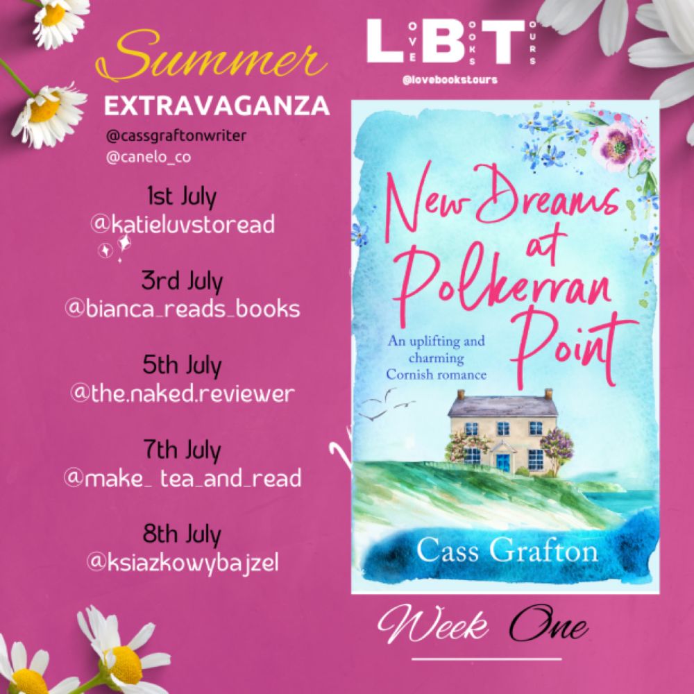 Book Tour – New Dreams at Polkerran Point by Cass Grafton @cassgrafton @lovebookstours @KellyALacey @canelo_co #RespectRomFic #Ad #LBTCrew #BookTwitter #FreeReview #FreeBookReview #SummerExtravaganza ...