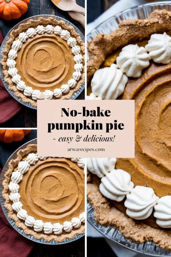 no bake pumpkin pie