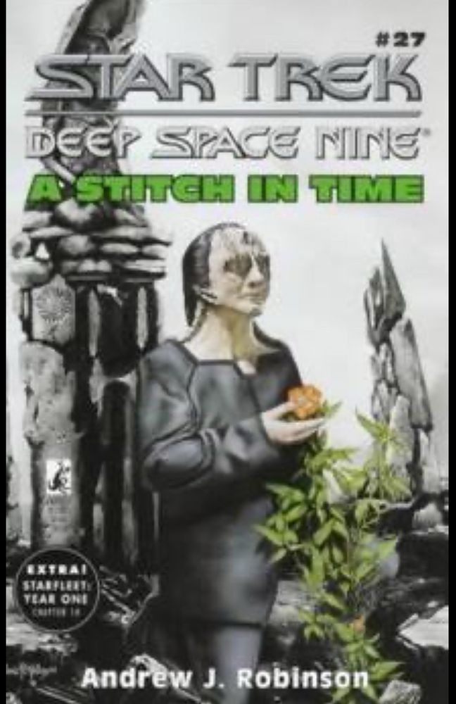 Book cover for A Stitch in Time by Andrew J. Robinson.