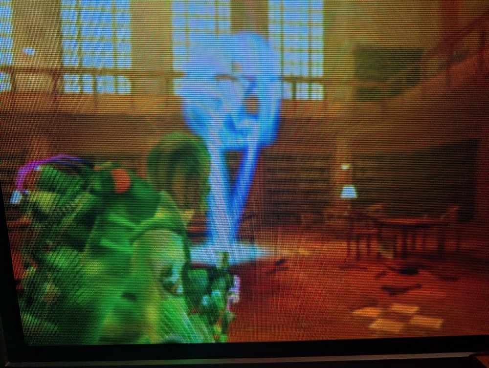 Another gameplay shot showing capturing a ghost 
