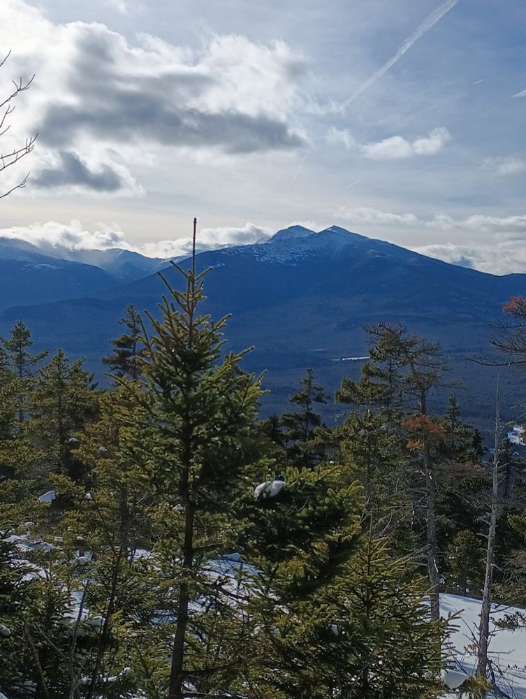 Mt Madison and Adams from near Mt Surprise below Mt Moriah.