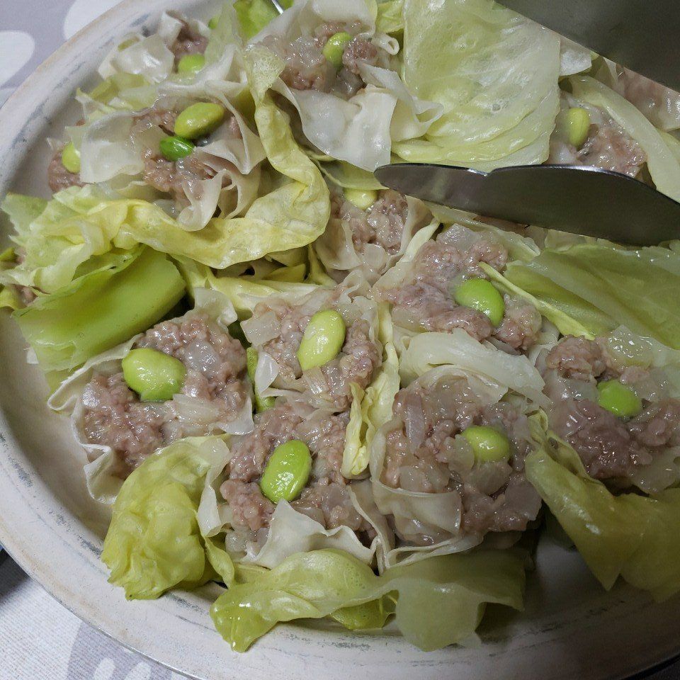蒸したあとのシューマイ