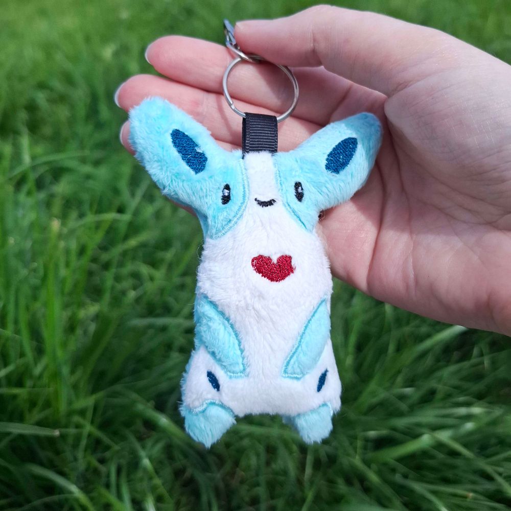 porte clé fait main du Temtem Tateru
handmade keychain of the Temtem Tateru
