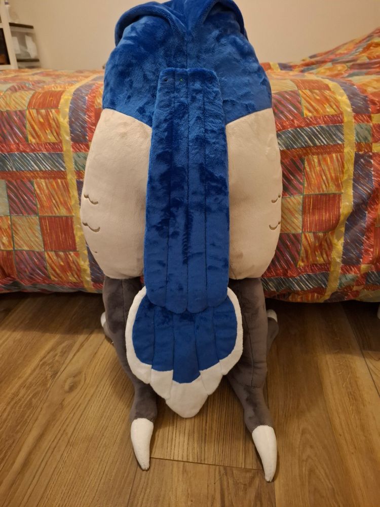 Wip of a custom plush of Revali from Zelda Breath of the wild