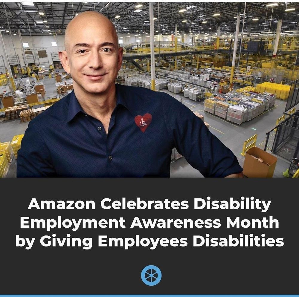 pic of jeff bezos

Amazon Celebrates Disability Employment Awareness Month by Giving Employees Disabilities
