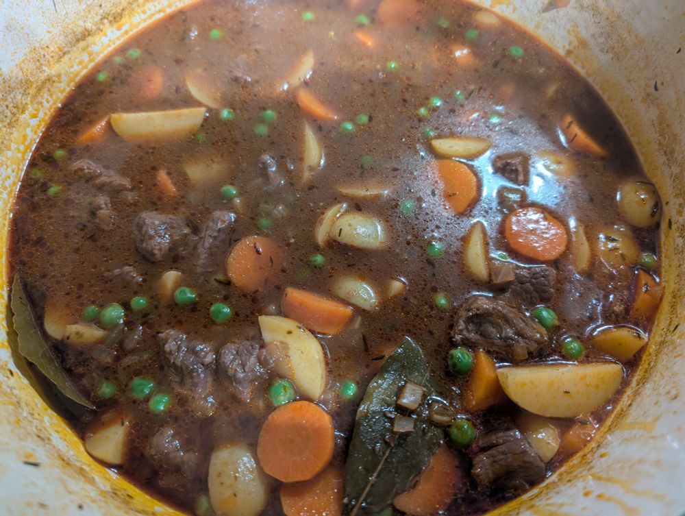 Mmm beef stew looks yummy