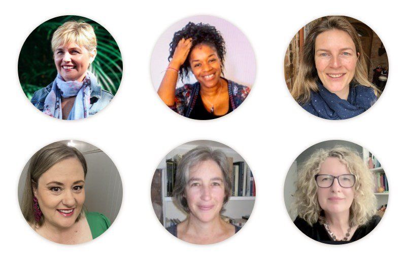 (Top left to bottom right): Lorren Arezio, Lucy Joy, Nic Jones, Leah Millward, Vivien Norris and Vicky Sutton