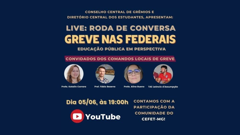 Roda de Conversa: Greve nas Federais