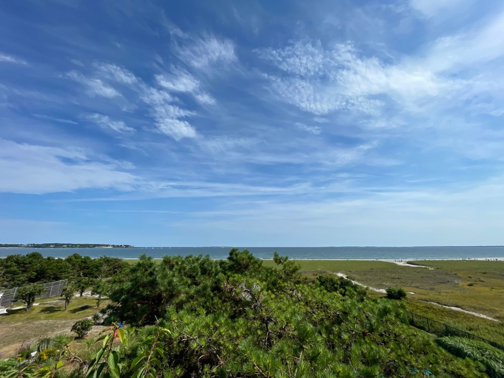 A picture-Perfect blue sky on the Southern Maine Coast