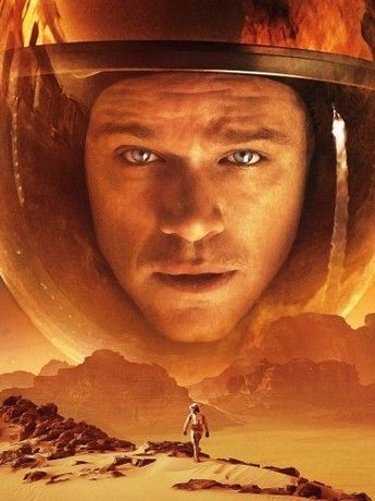 Theatrical poster with Matt Damon of the movie “The Martian.”
