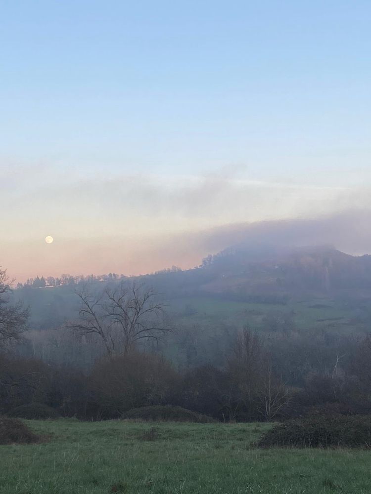 Saint-Robert, Corrèze, sous la brume 26/12/2023. Photo prise par ma fille