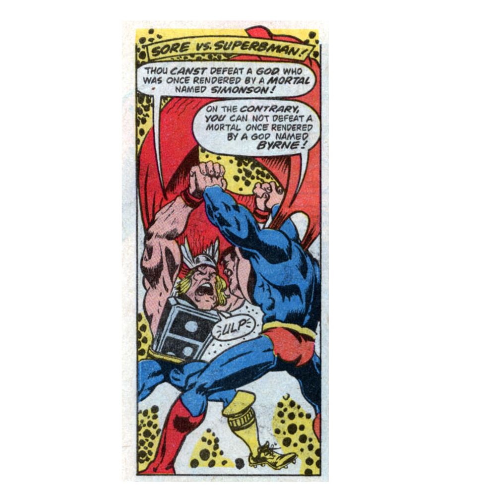 superman vs thor parody