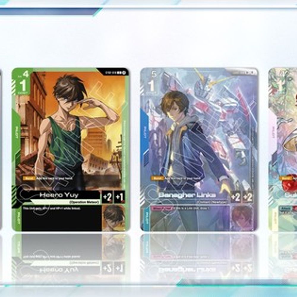 Mobile Suit Gundam Franchise Gets Trading Card Game