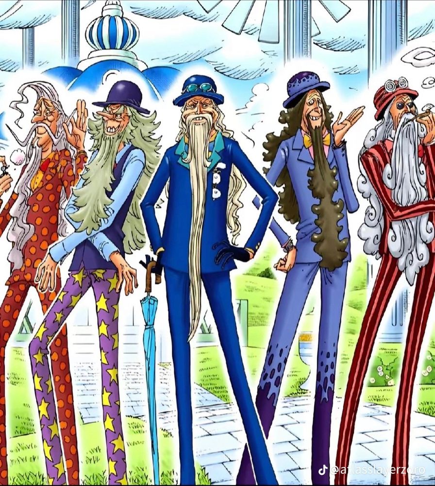 Just 5 dapper weather wizards(scientists) from namis timeskip arc on weatheria
