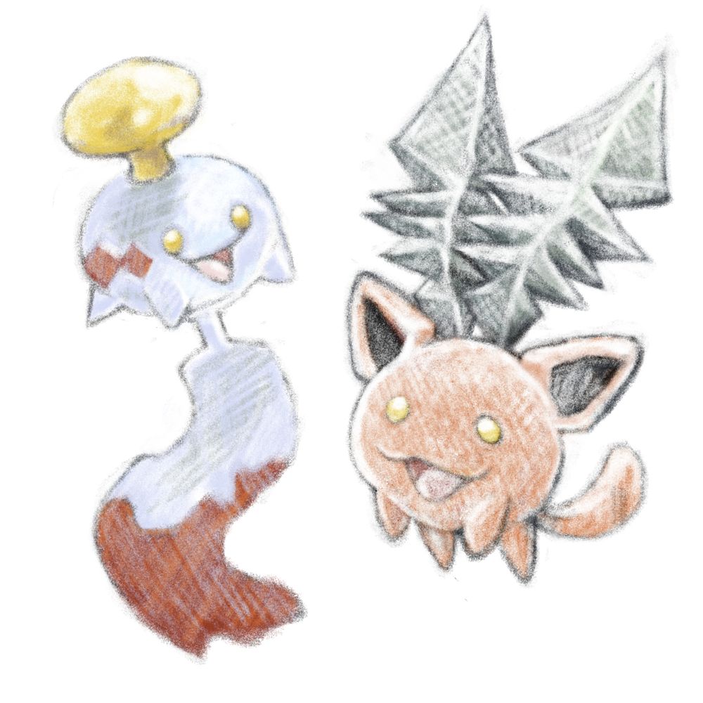 Hoppip and Chimecho are happy!