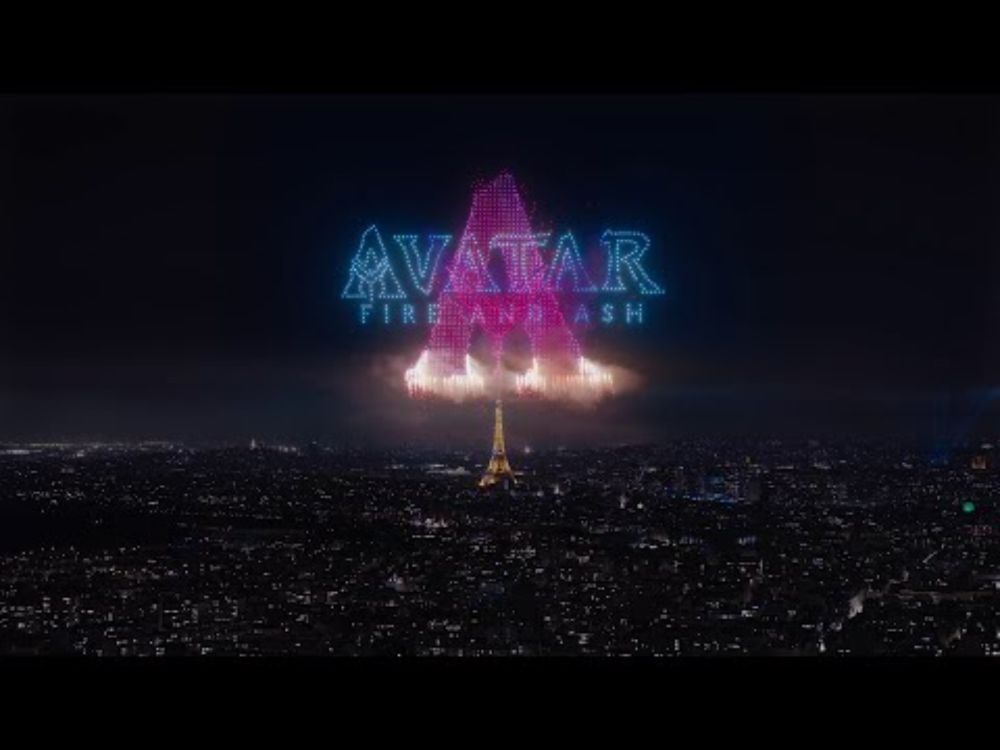 Avatar : De Feu et de Cendres - Avant-première européenne : Show de drones