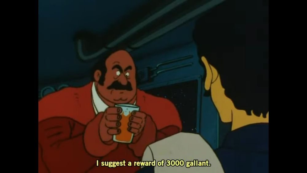 Horla asks Carring for 3000 gallant (money).