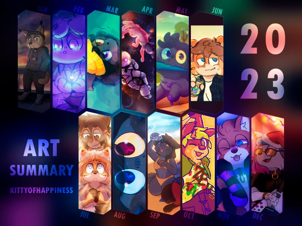 2023 Art Summary of KittyofHappiness
