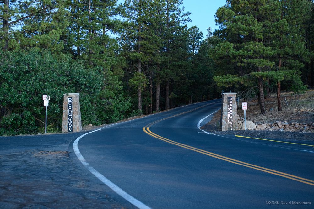 Entry to Lowell Observatory on Mars Hill, Flagstaff, Arizona.