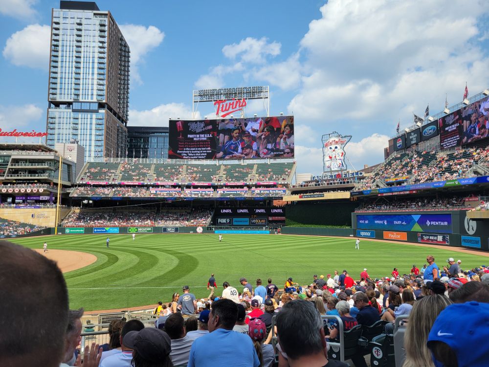 Target field looking green and gorgeous