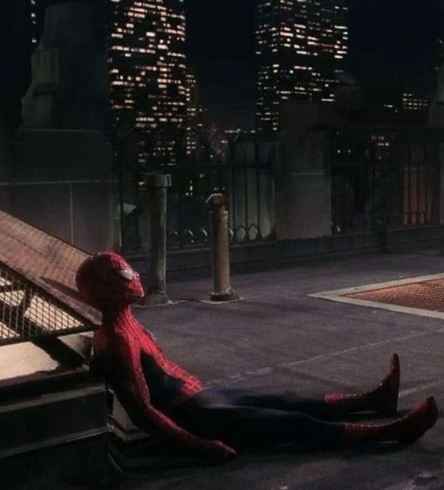 depressed spiderman