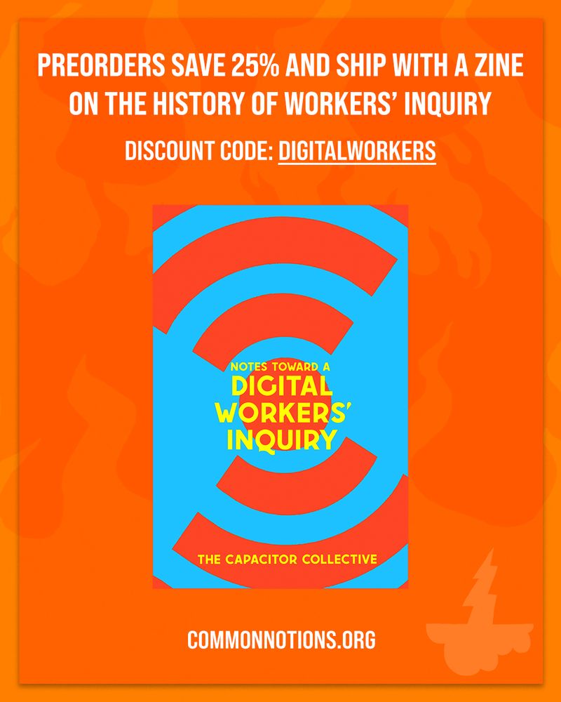 orange graphic with the front cover of the book and the discount code for 25% off: digitalworkers