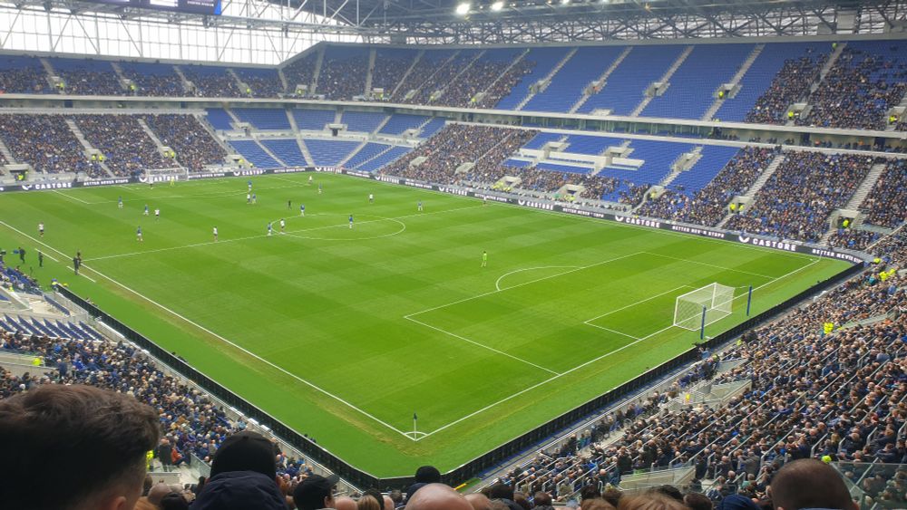 View from the seat in Block 206