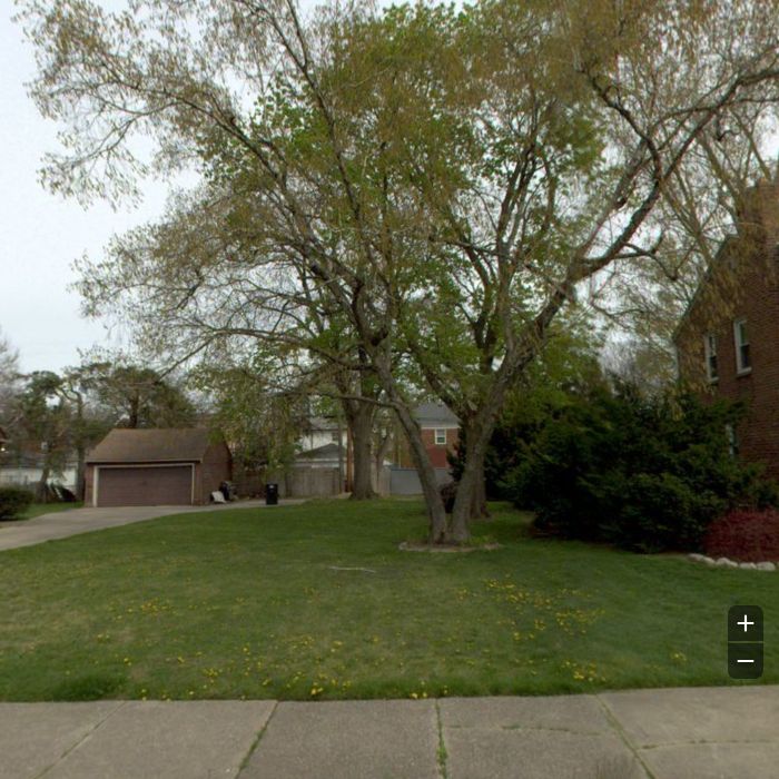 Street view imagery of 17212 EDINBOROUGH captured on Apr 18 2021