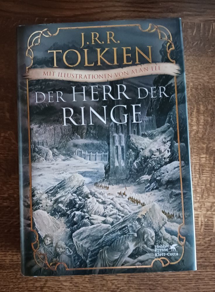 "Der Herr der Ringe" von J.R.R.Tolkien, hier in einer Luxusausgabe mit Illustrationen von Alan Lee 