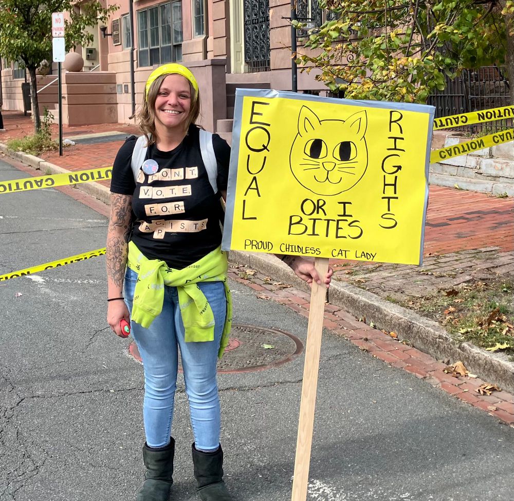 Demonstrator in Trenton