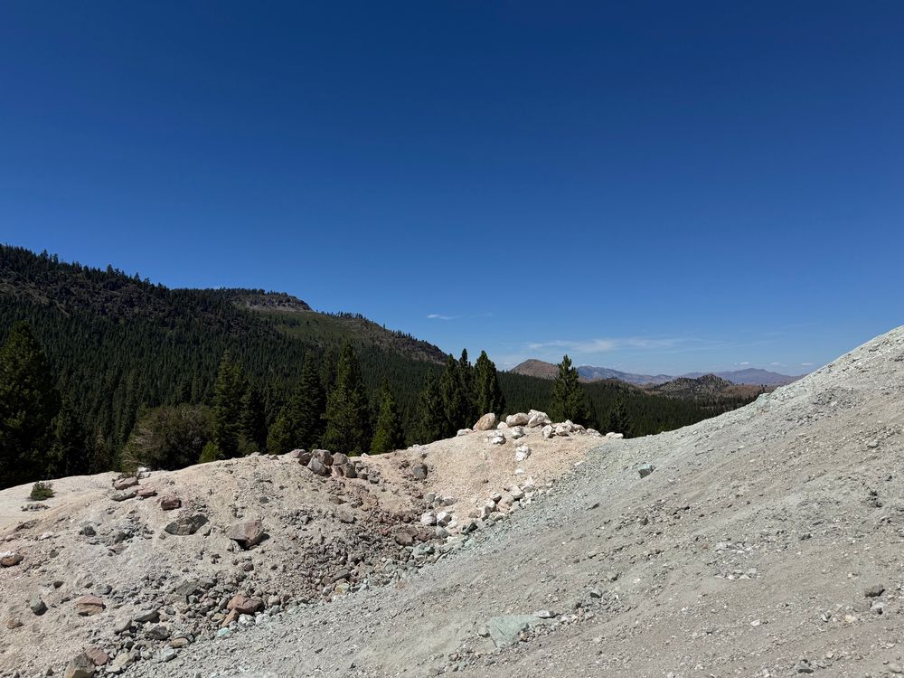 Near the summit 