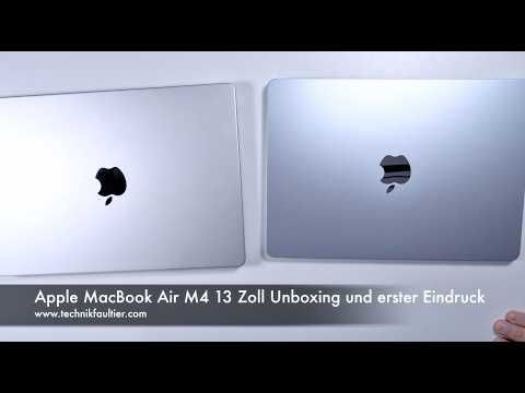 Apple MacBook Air M4 13 Zoll Unboxing und erster Eindruck