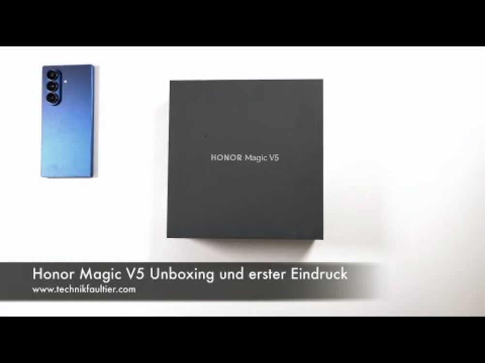 Honor Magic V5 Unboxing und erster Eindruck