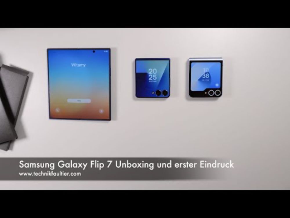 Samsung Galaxy Flip 7 Unboxing und erster Eindruck