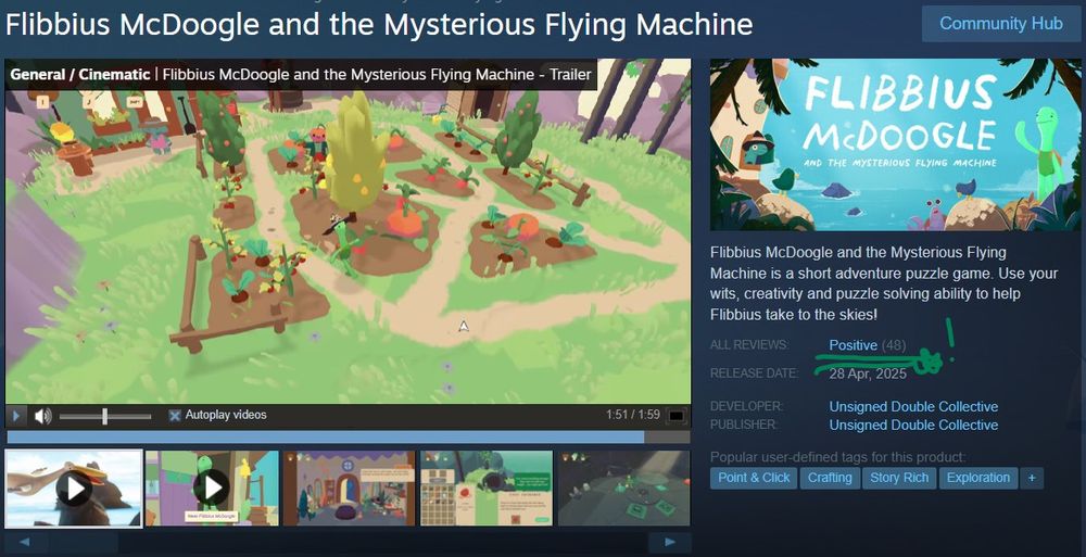 Flibbius McDoogle steam page screenshot