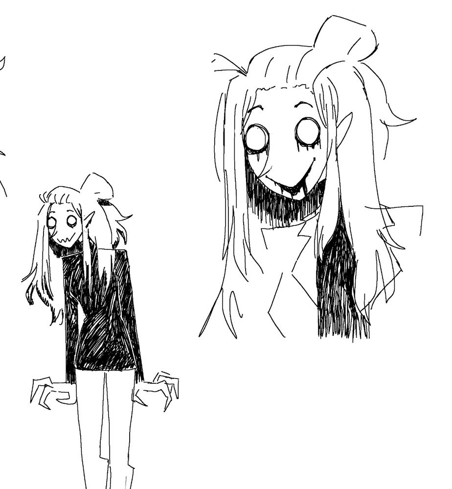 me, a lil weird freak, i'm goth lole