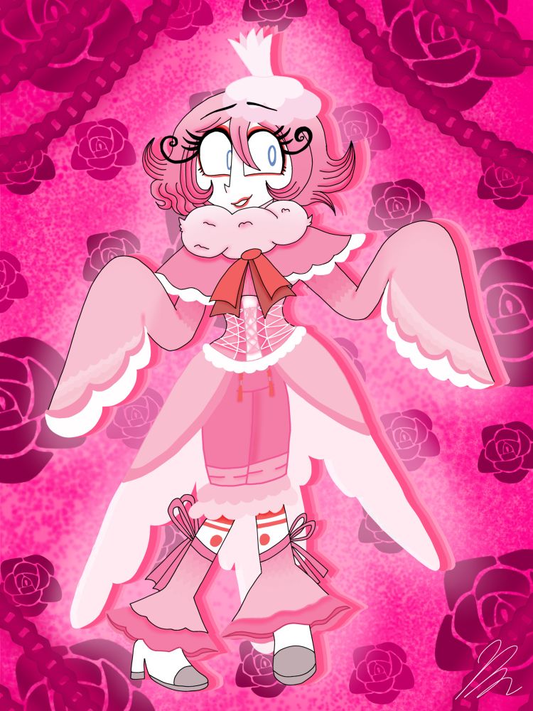Frillie!

The only oc in this batch that I actually adopted!

Frillie is a Frillish clown that mainly does acts involving bubble! Shes also easy spooked and surprised despite being a ghost herself.