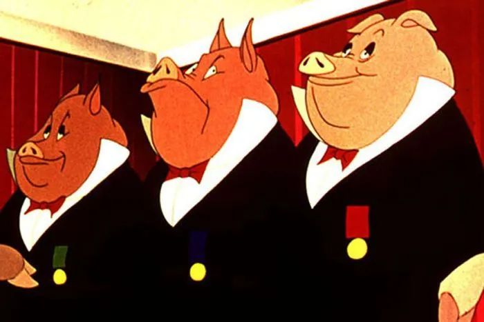 Pigs from Animal farm book by George Orwell
