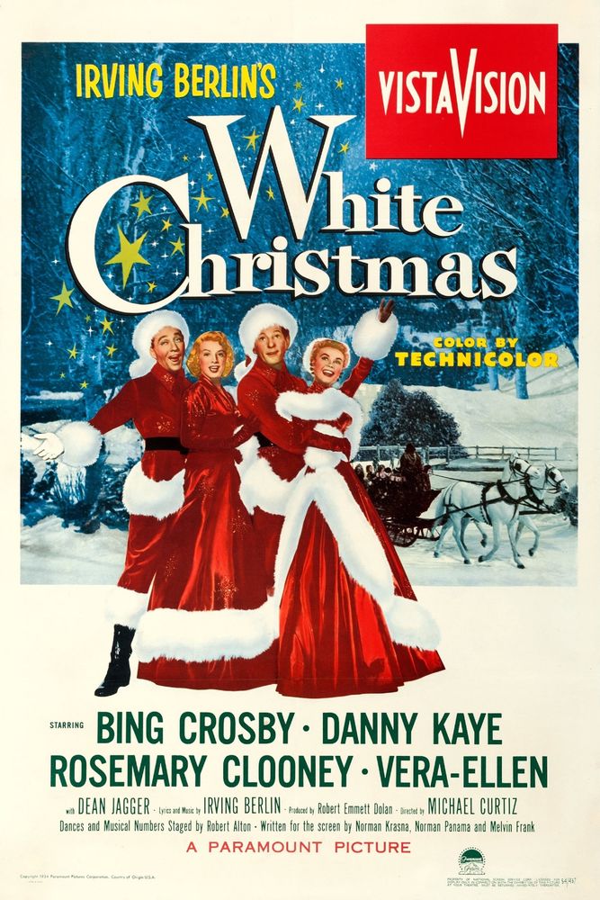 A movie poster for White Christmas.