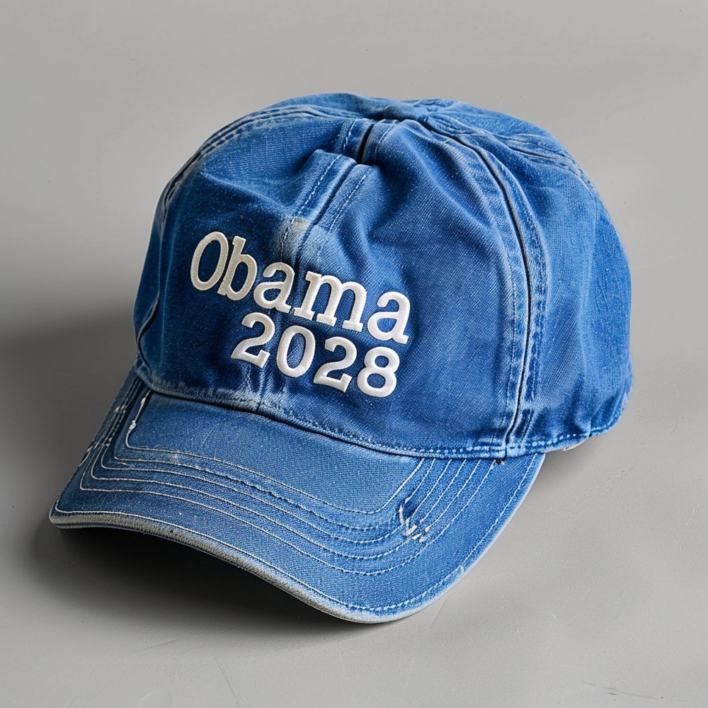 Obama 2028 baseball cap