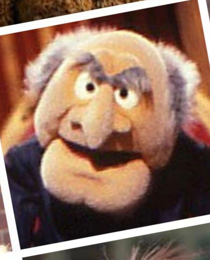 Portrait von Statler aus der Muppet Show
