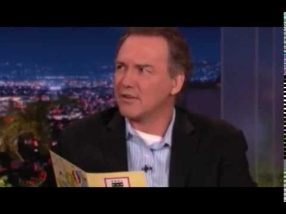 Norm Macdonald send off for Conan's Tonight Show