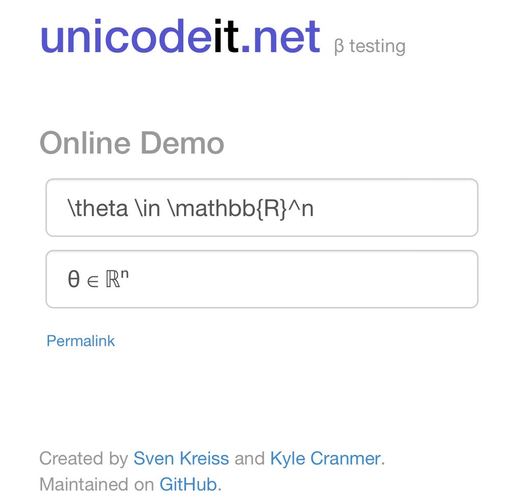 An screenshot of UnicodeIt website
