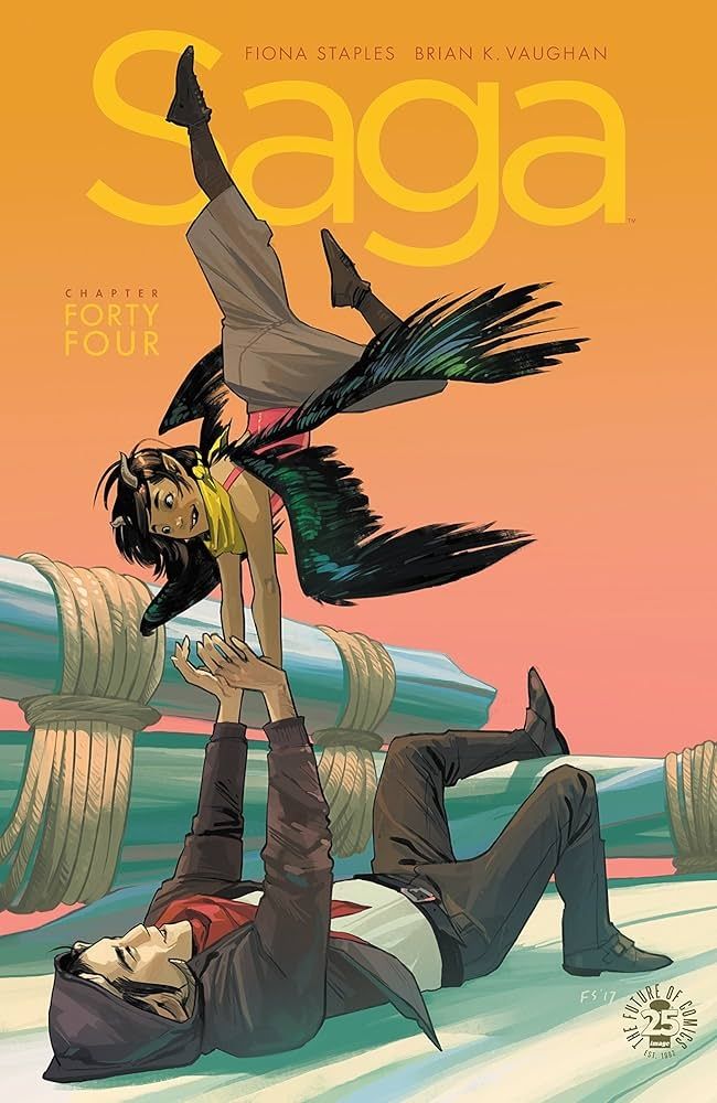 Capa de saga 44, por Fiona Staples