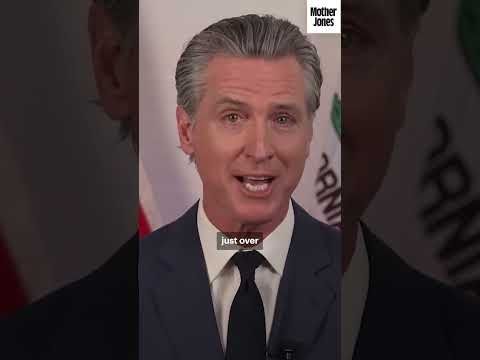 Gavin Newsom calls out Trump's authoritarian threat. #gavinnewsom #laprotests #trump
