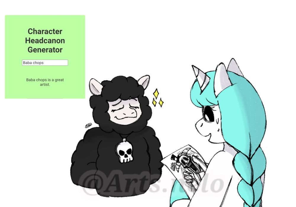 💀:  Baba chops es una gran artista.