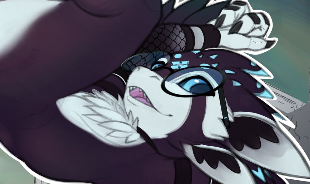 face close-up
